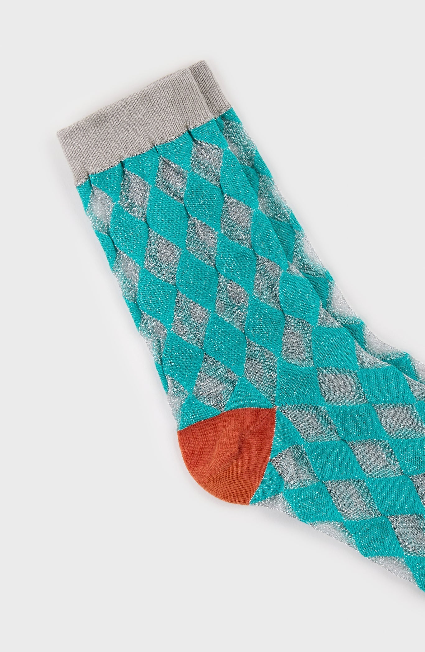 Silver sheer diamond socks_3