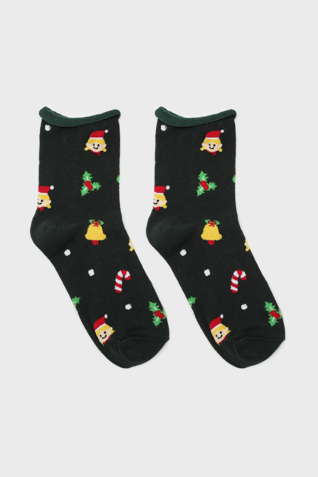 Green Christmas socks_3