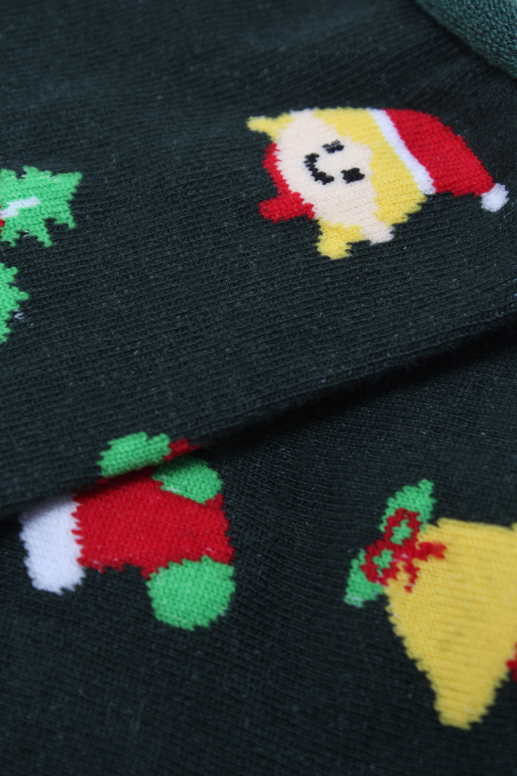 Green Christmas socks_2