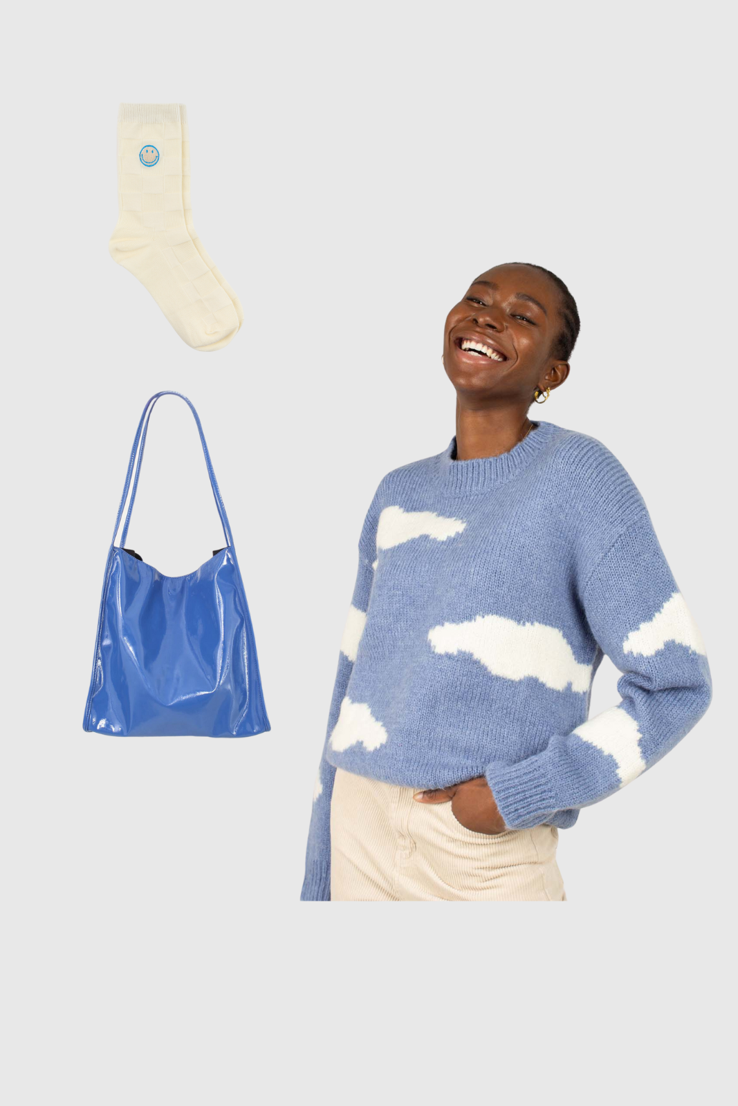 Cloud 9 - jumper, PVC tote bag and sock set_1