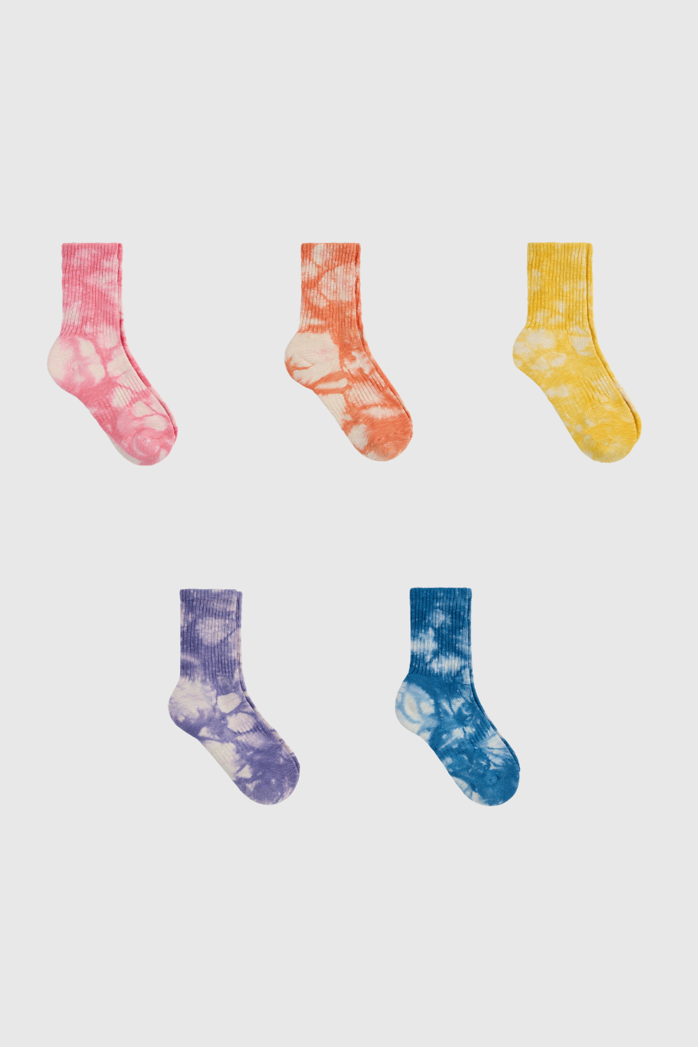Tie dye socks - Set of 5