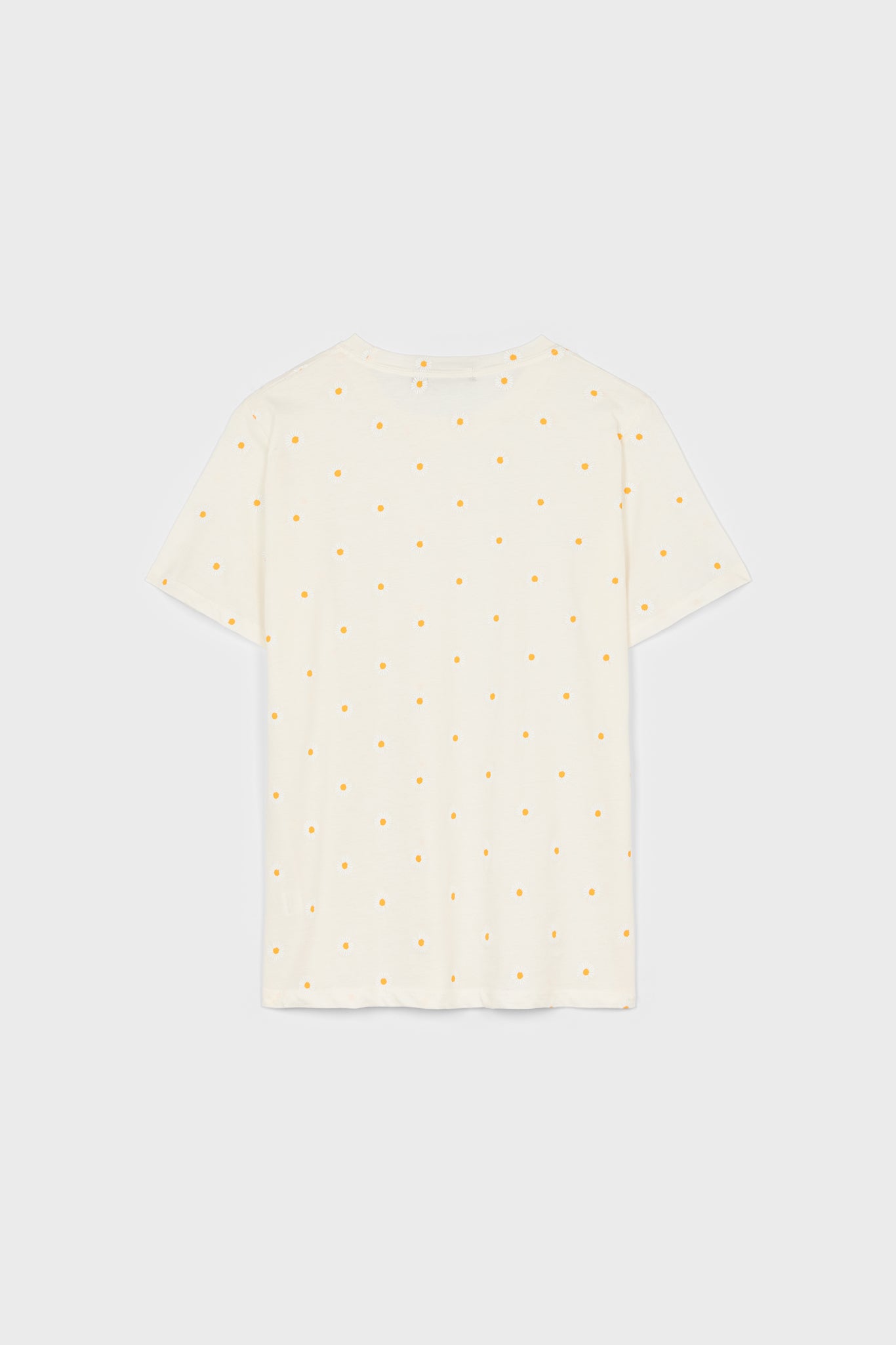White daisy print t-shirt_2