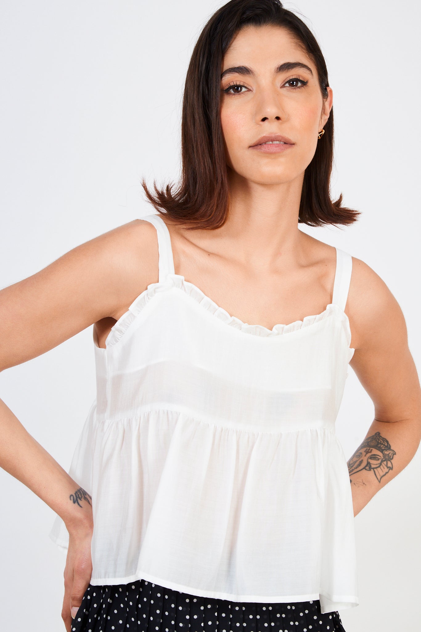 White double tie tank top_2