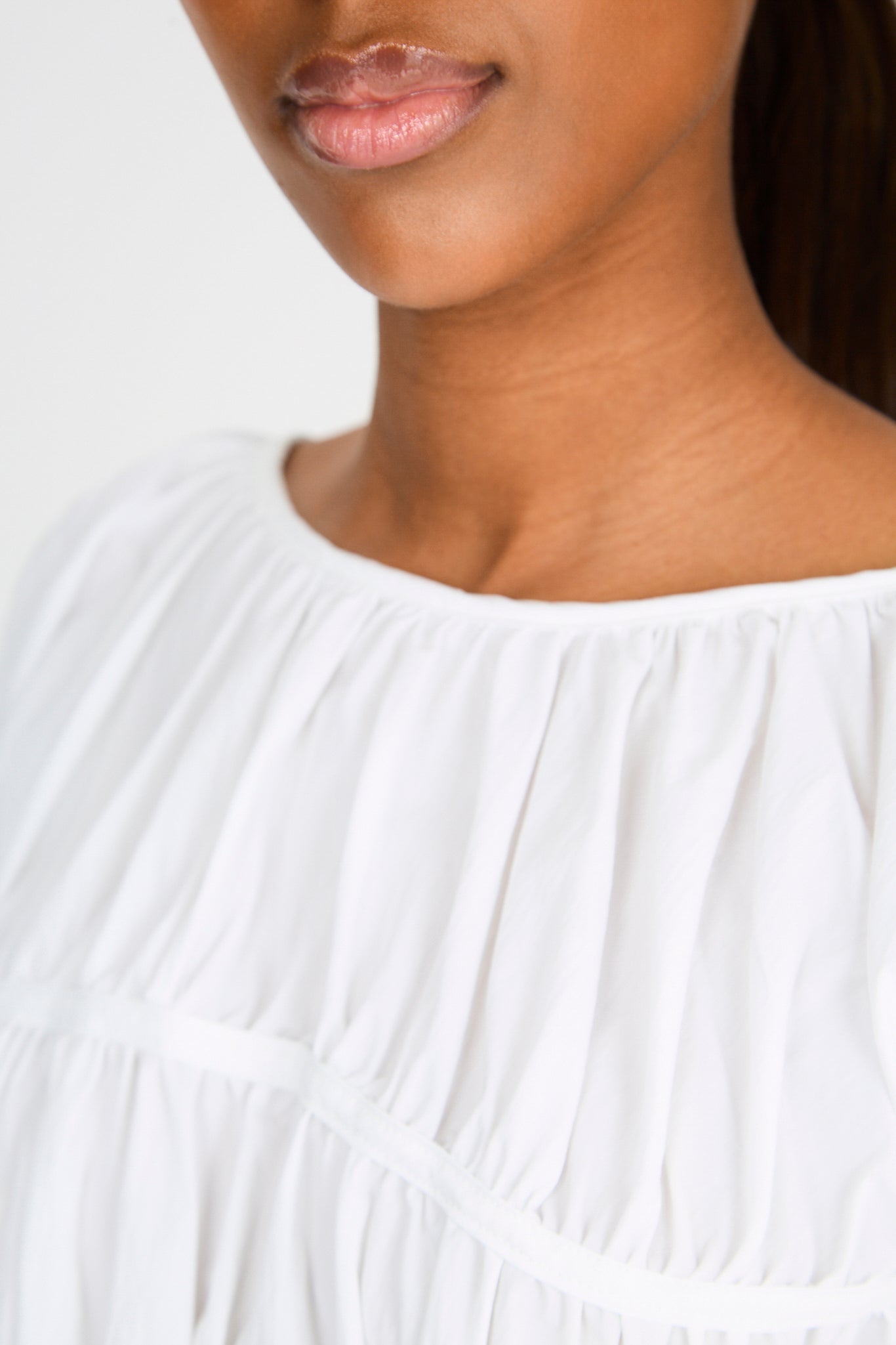 White seamed bust blouse_4