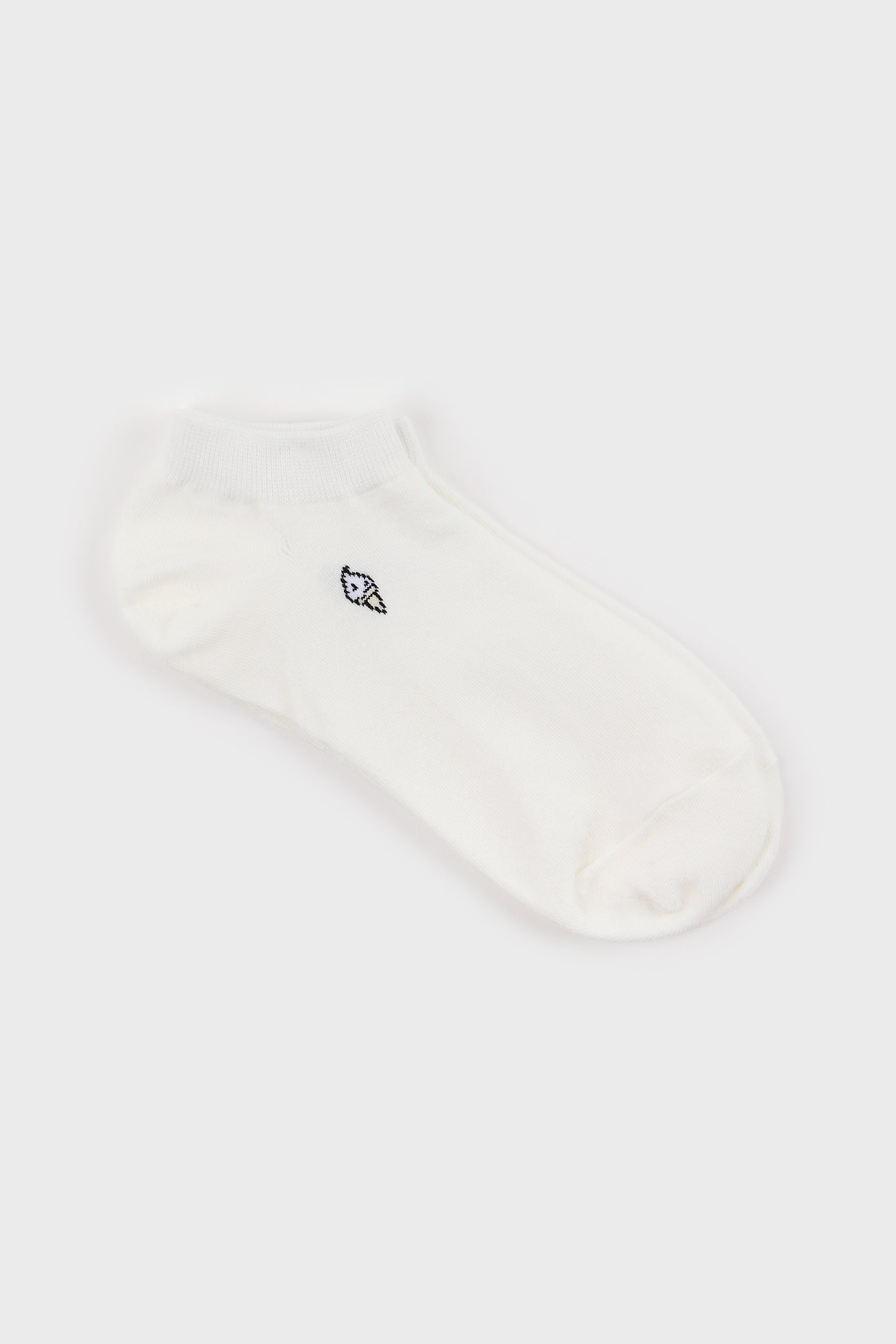 White tiny ice cream ankle socks_3