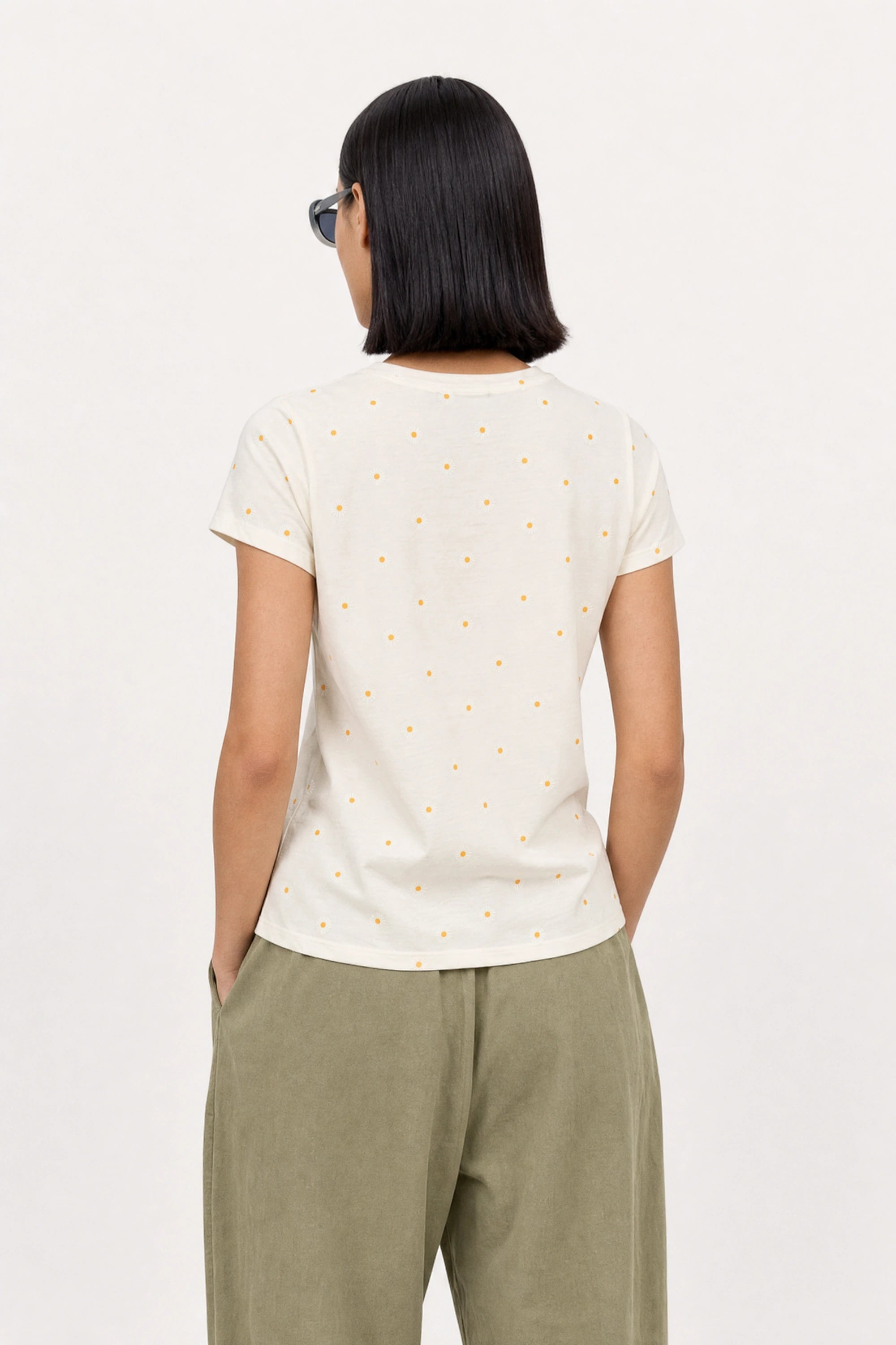 White daisy print t-shirt_4