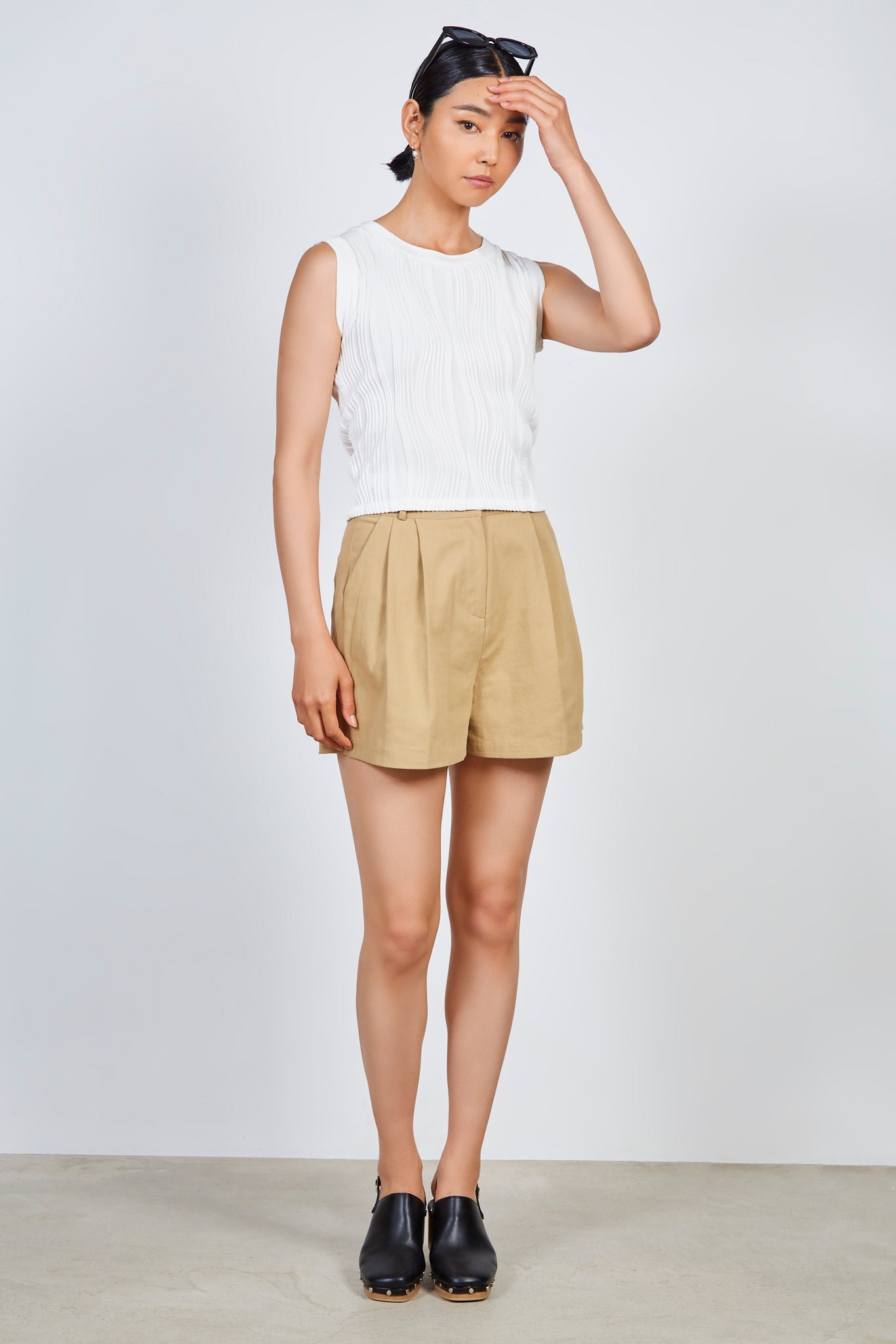 White curved rib knit tank_3