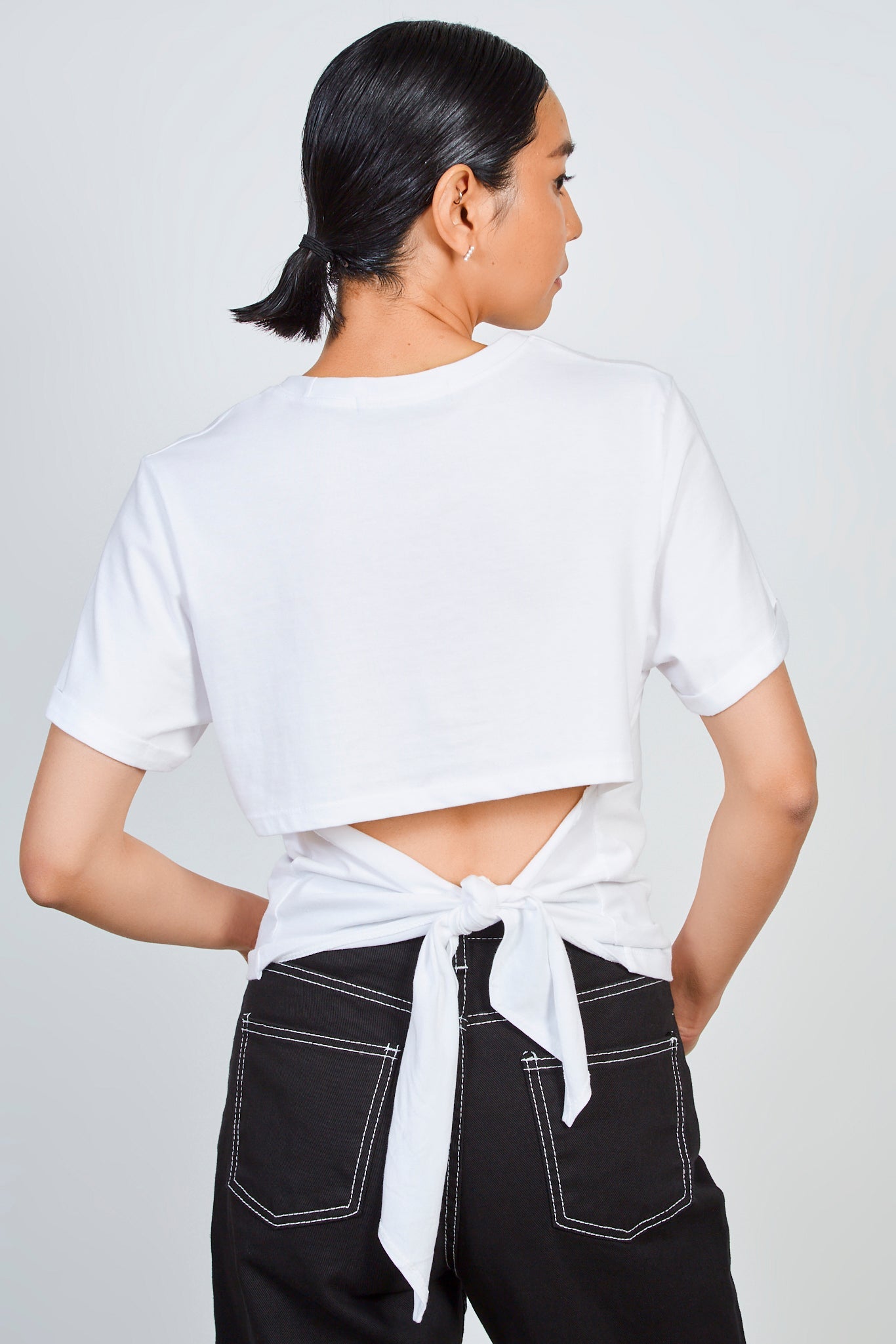 White tie back tee_3