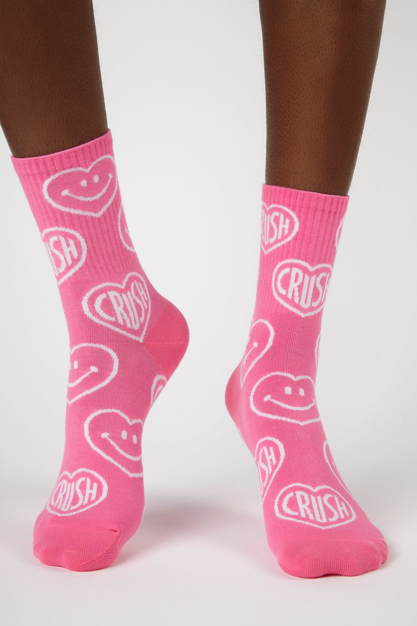Bright pink love hearts CRUSH socks_4