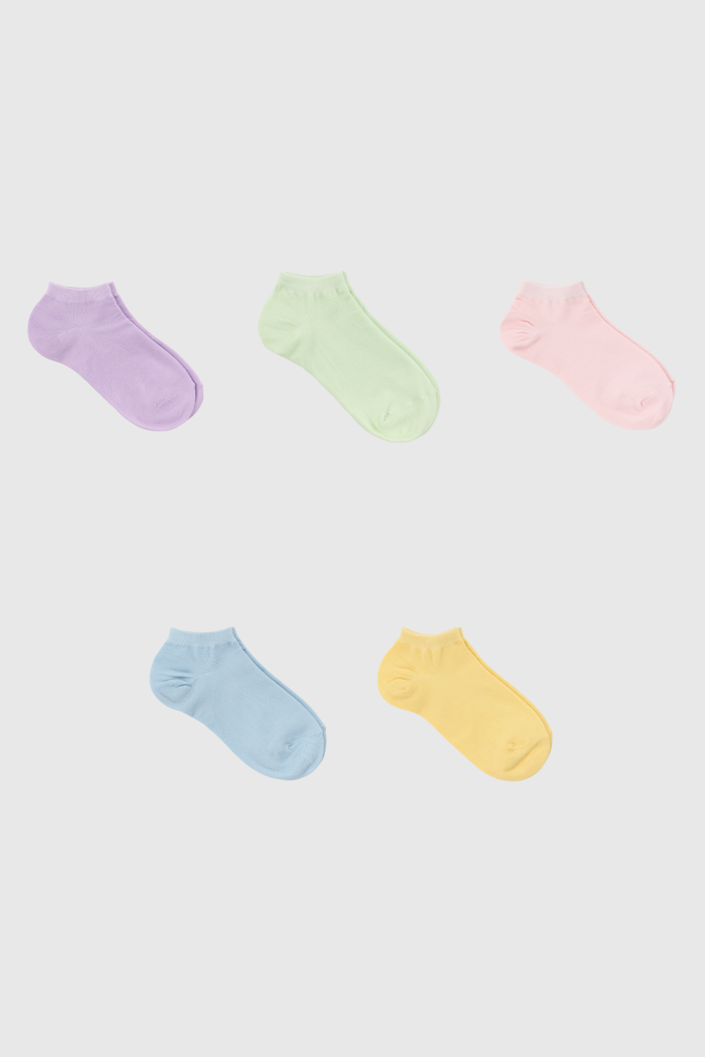 Pastel classic ankle socks - Set of 5