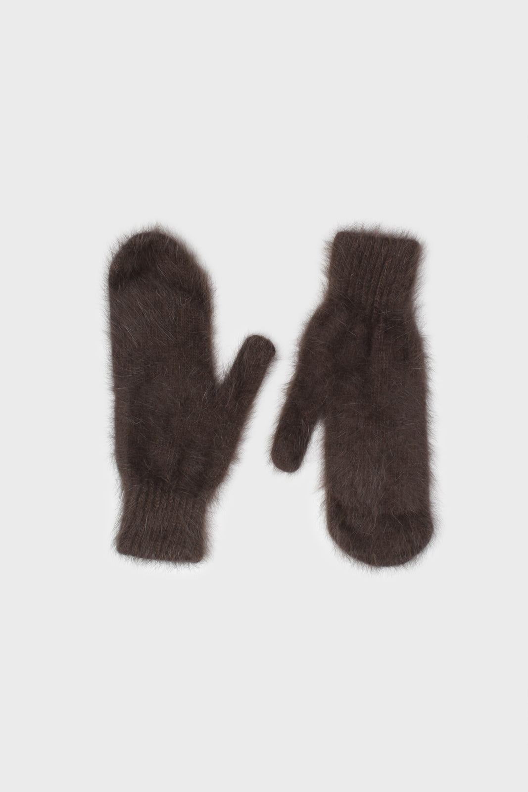 Dark brown mohair mittens_4