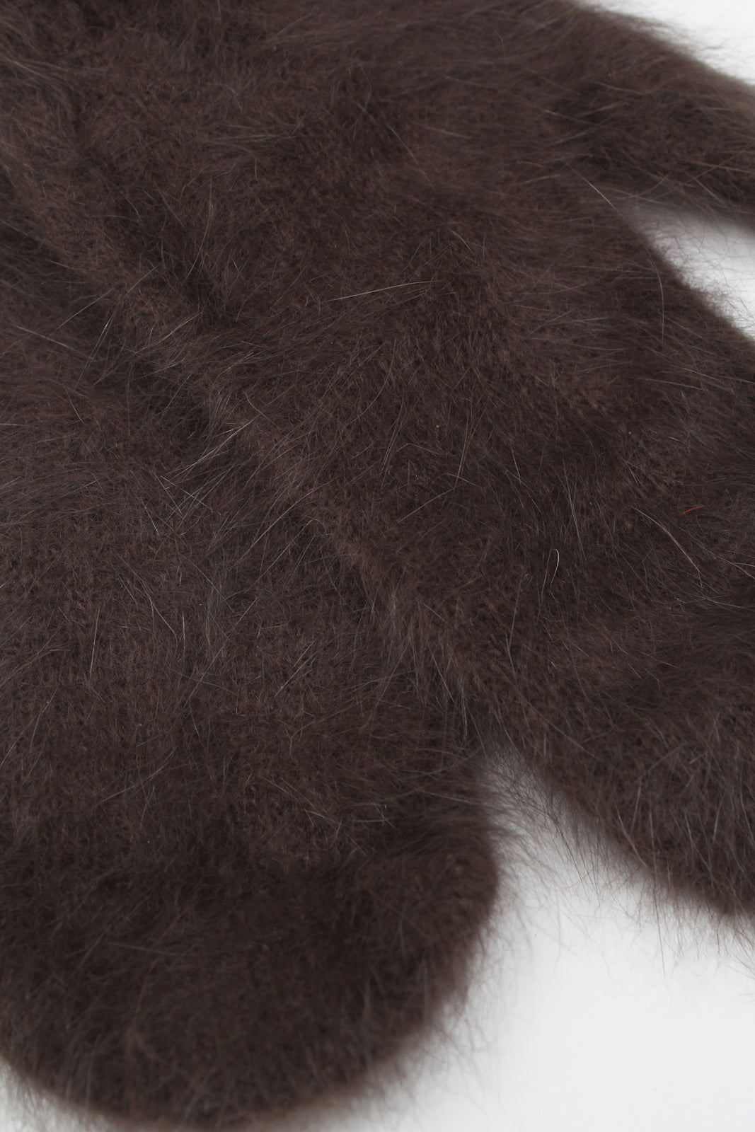 Dark brown mohair mittens_2