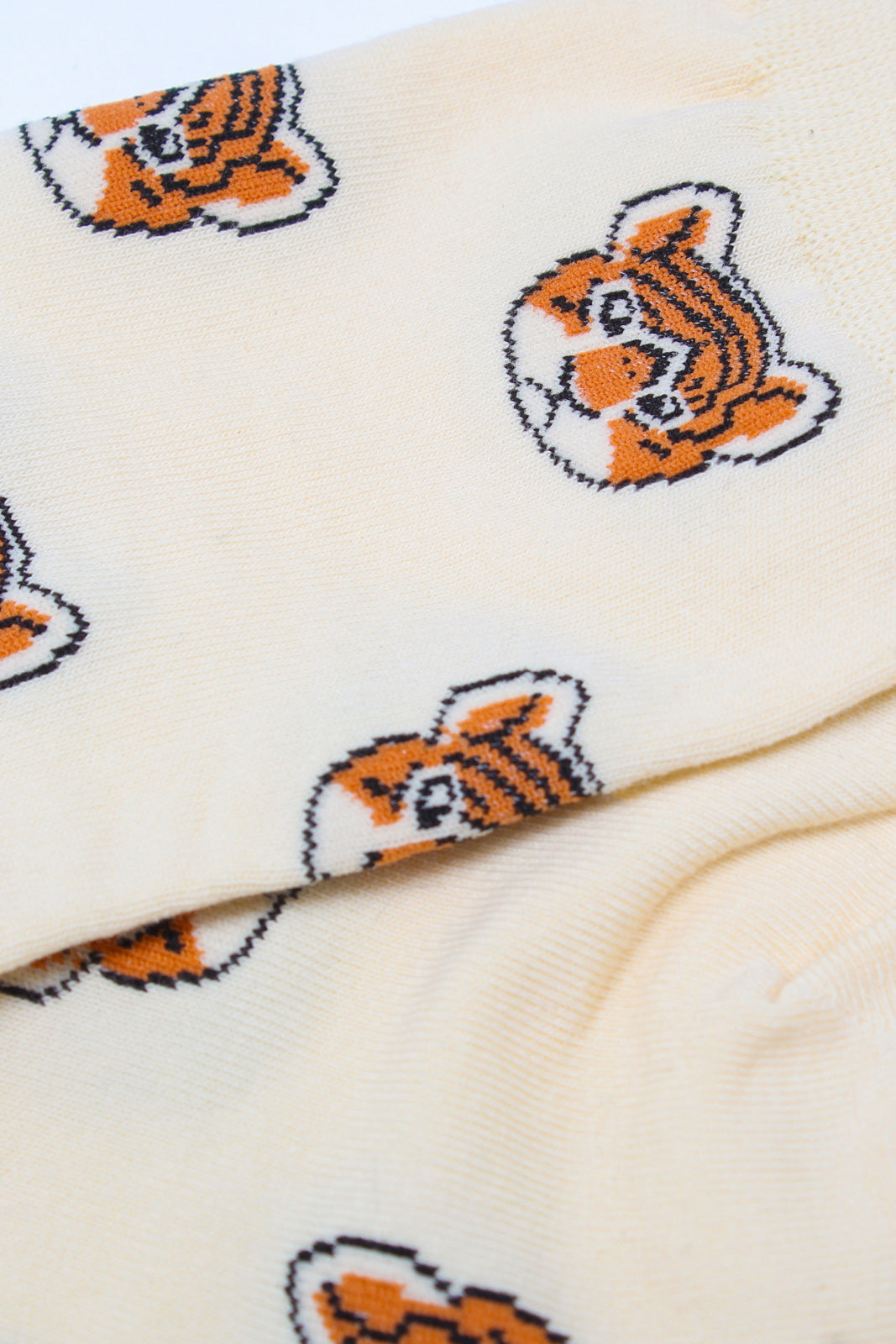 White 'Zodiac Tiger' socks_4