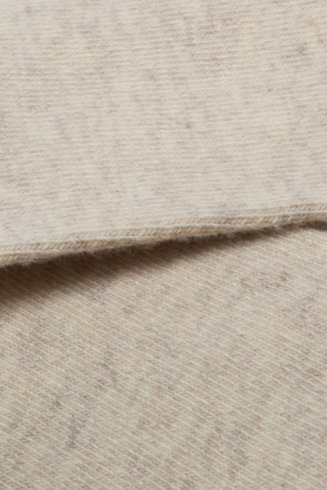 Oatmeal smooth cashmere wool blend socks_3