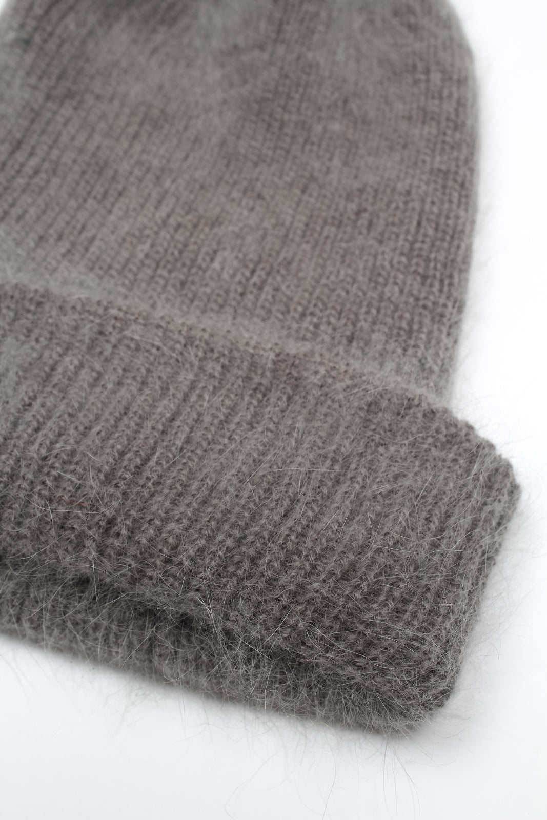 Cocoa mohair beanie hat_2