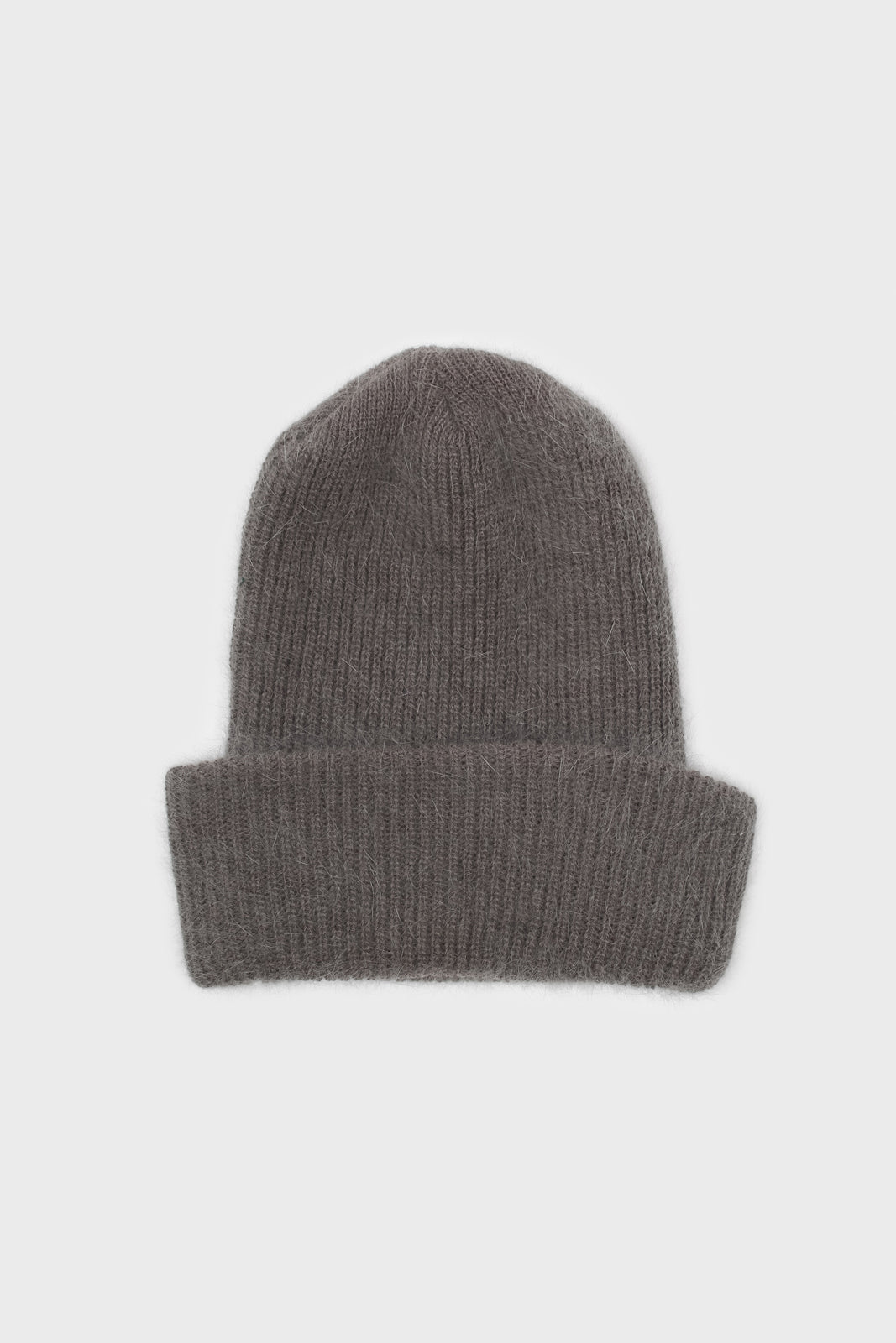 Cocoa mohair beanie hat_1