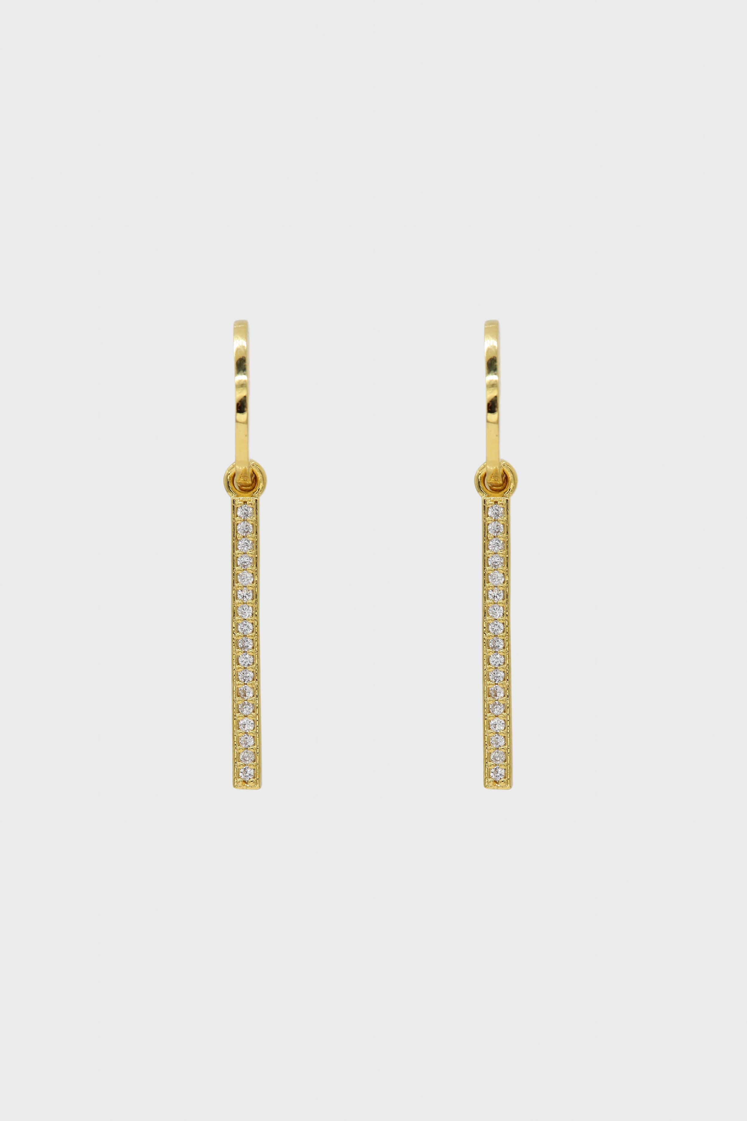 Gold dangling diamante bar hoop earrings_1