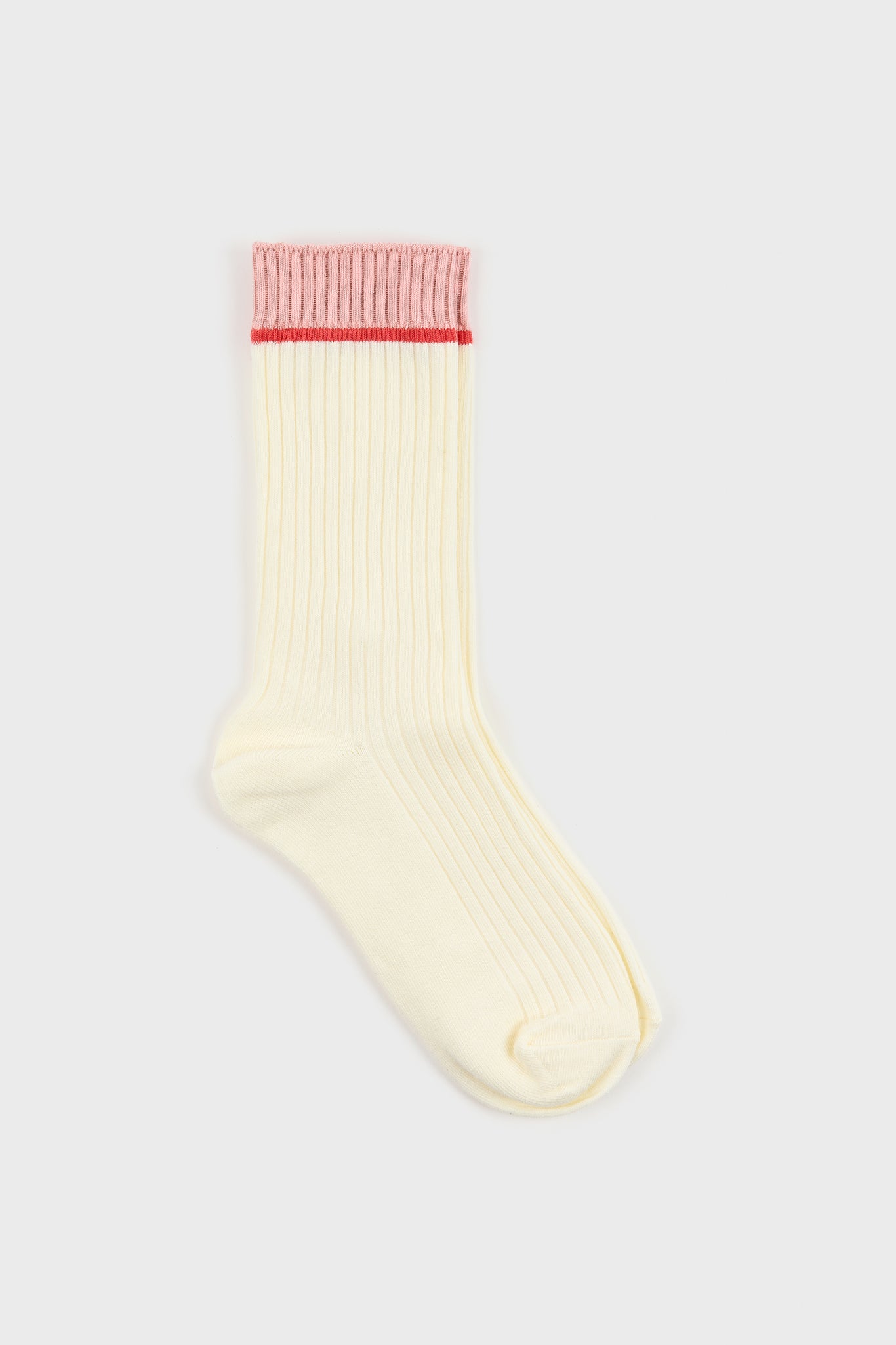 Colorblock ribbed socks - Set of 4
