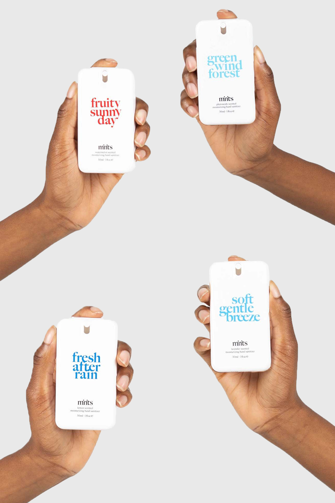 Sanitiser set - Organic hand sanitiser x4_1