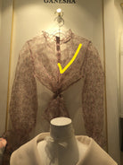 Pale pink floral sheer organza blouse_1