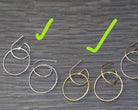 Gold linking rings drop earrings_1