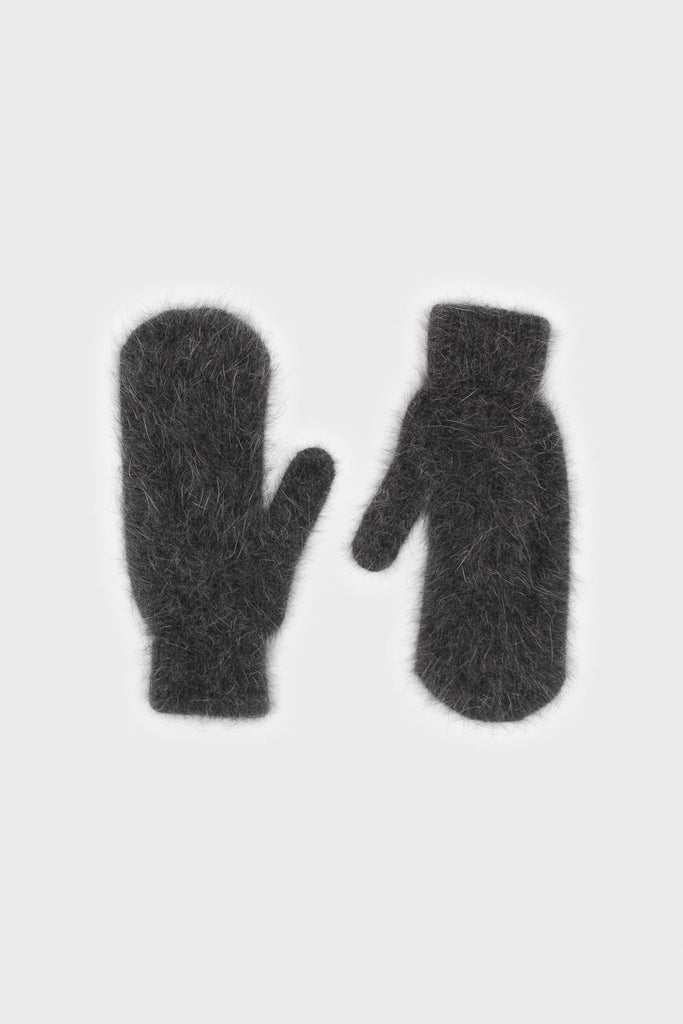 Charcoal grey mohair mittens_4