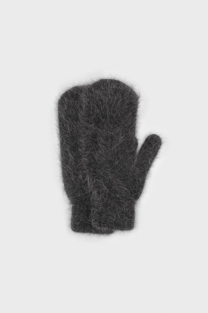 Charcoal grey mohair mittens_3