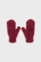 Burgundy mohair mittens_2