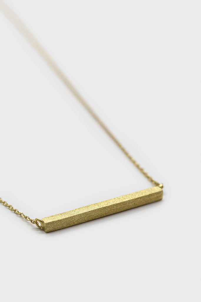 Charm necklace - Gold bar_1