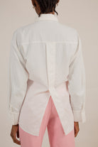 White long tailored shirt_4