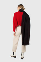 Black ultra soft classic scarf_4