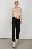 Pink and ivory psychedelic intarsia jumper_8