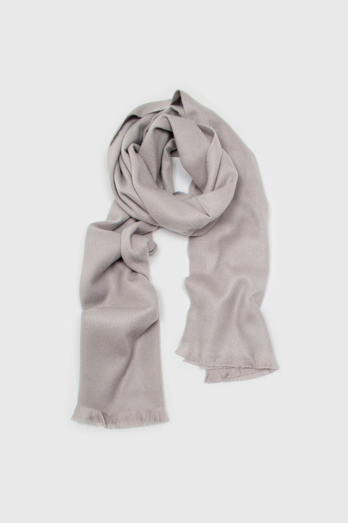 Pale grey ultra soft classic scarf_1