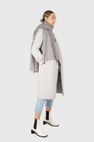 Pale grey ultra soft classic scarf_4