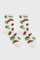 Watermelon sheer socks_4