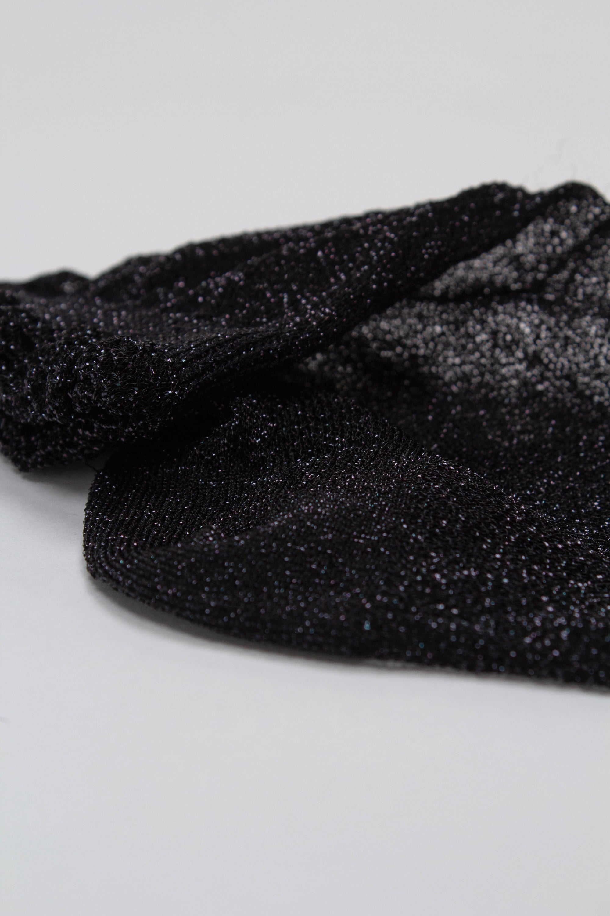 Black glitter superstar socks_6