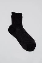 Black glitter superstar socks_5