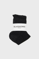 Black glitter superstar socks_3