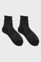 Black glitter superstar socks_4