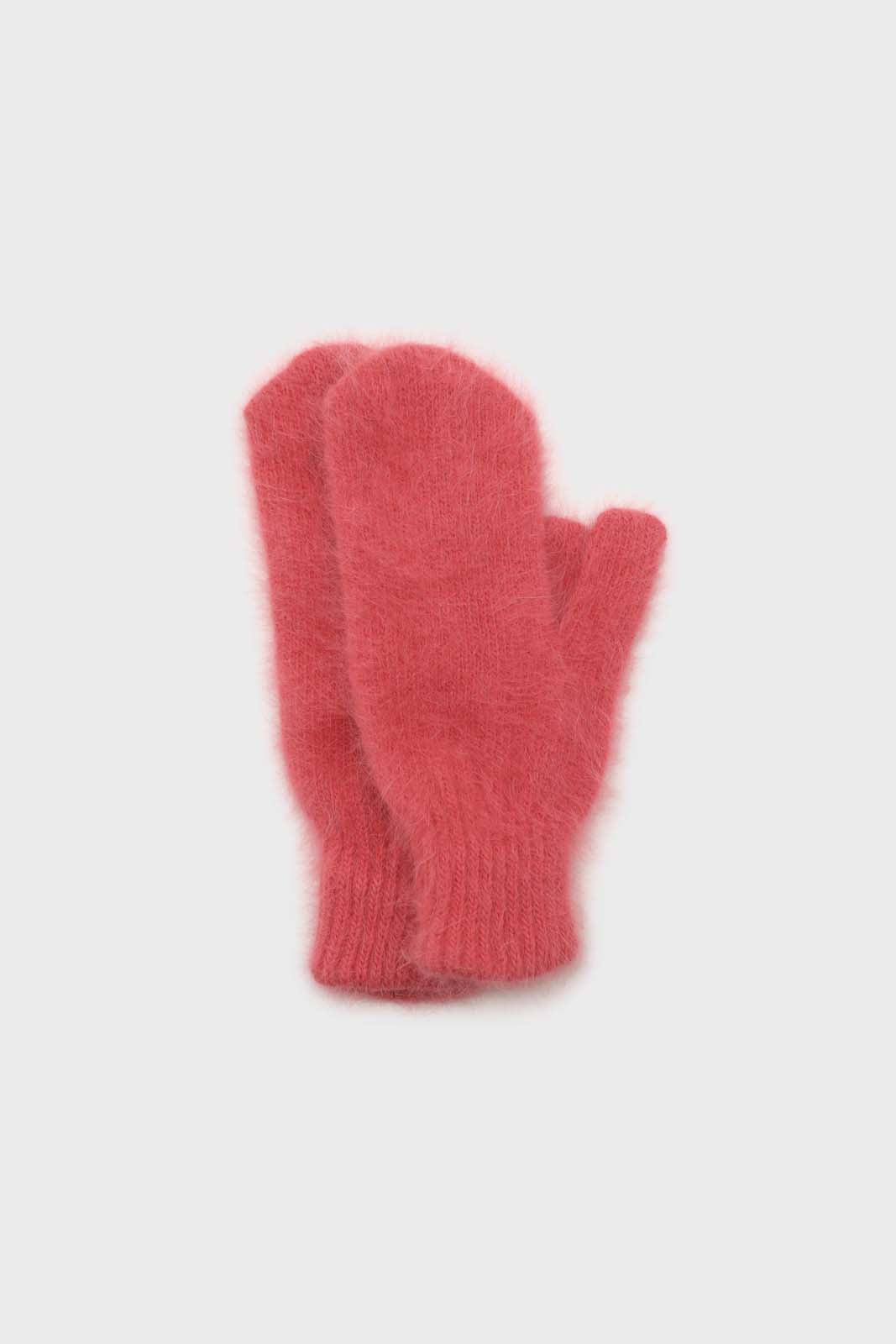 Dusty rose mohair mittens_1