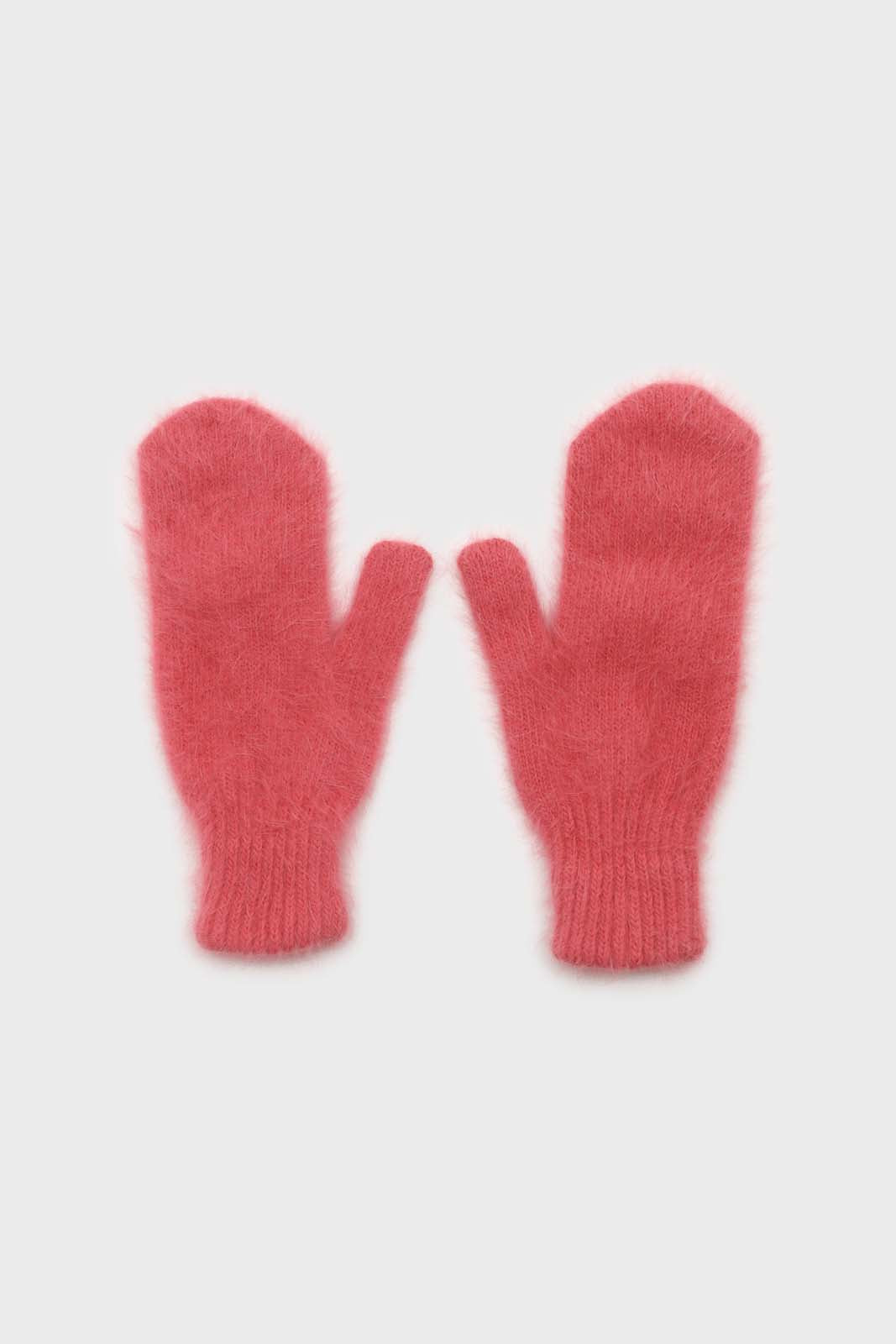 Dusty rose mohair mittens_2