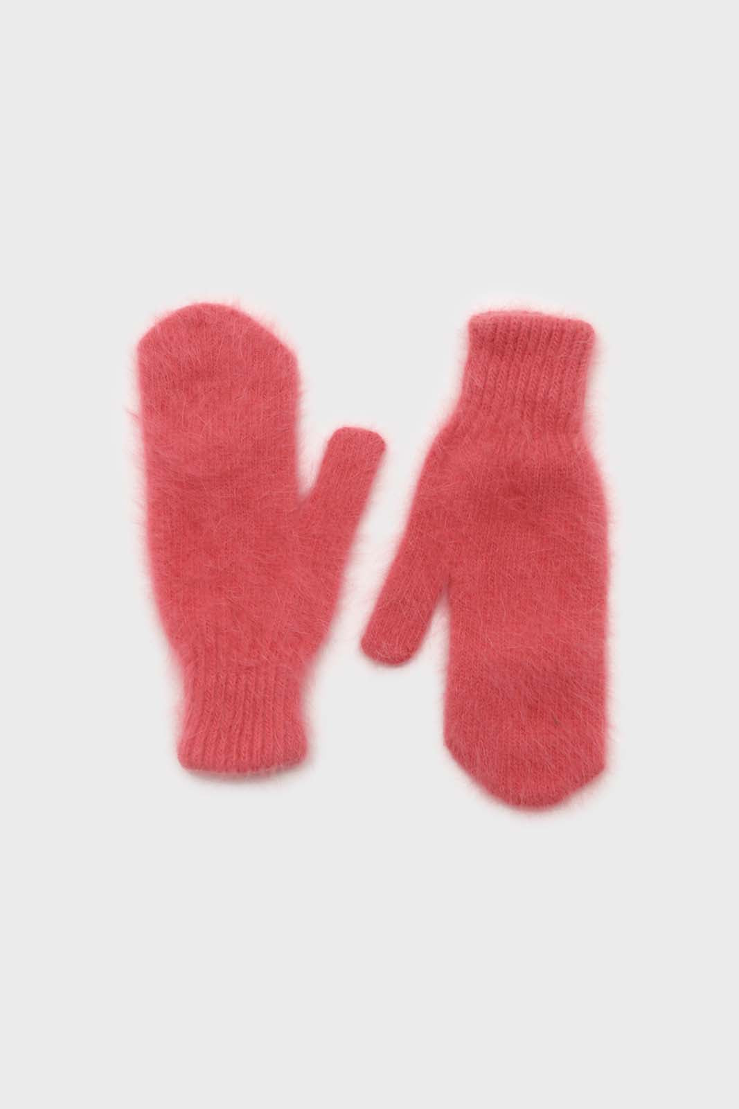 Dusty rose mohair mittens_3
