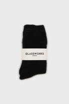 Black angora smooth socks_3