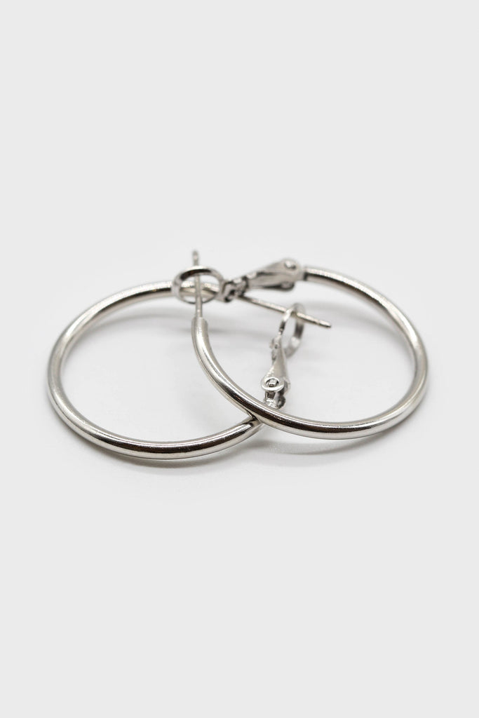 Silver hoop earrings - 25_1
