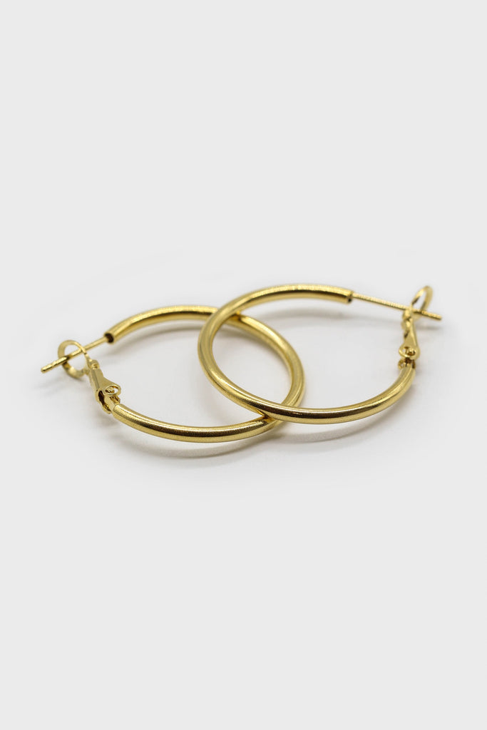 Gold hoop earrings - 25_1