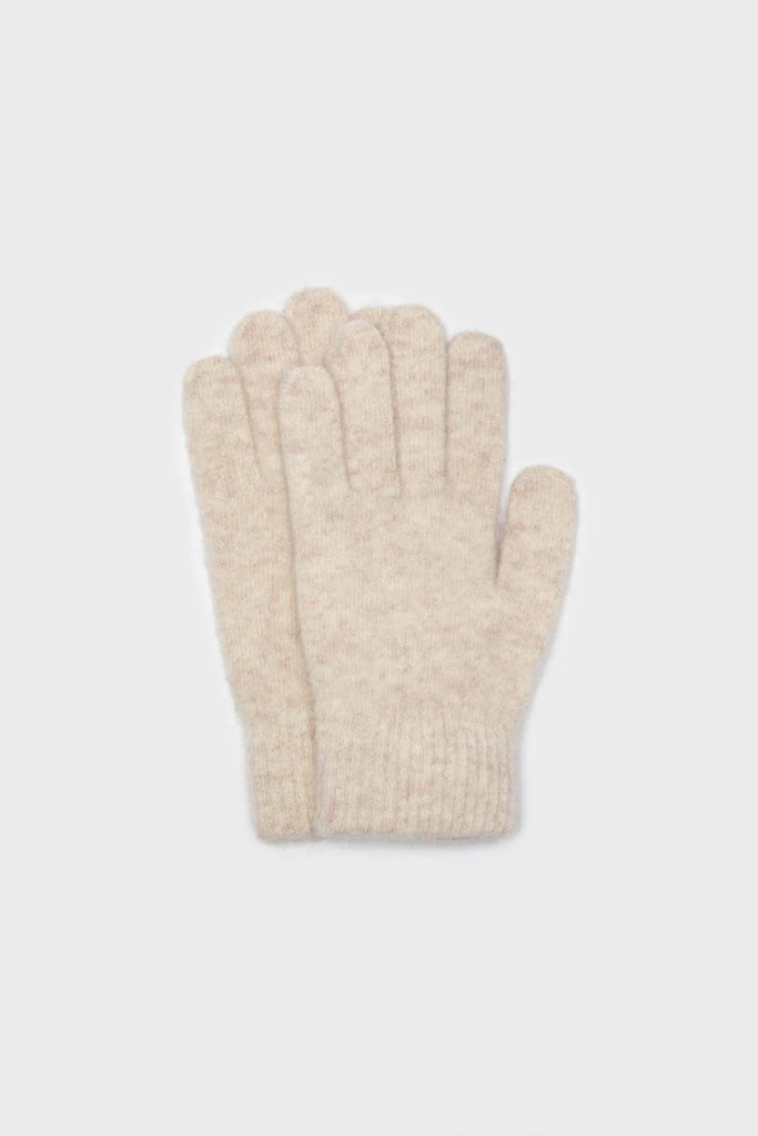 Heather beige mohair gloves_1