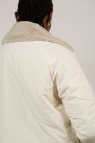 Ivory faux fur large pocket reversible coat_9