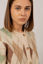 Ivory and khaki argyle cardigan_2