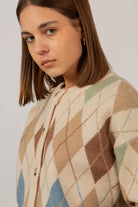 Ivory and khaki argyle cardigan_4
