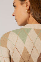 Ivory and khaki argyle cardigan_7